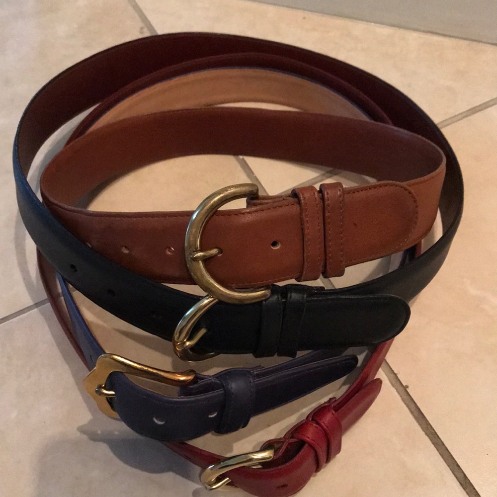 Vintage Coach Belts Various Colors And Sizes Gem